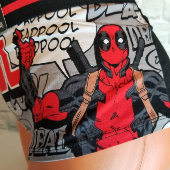 Torrid Deadpool Marvel Comic Book Boyshort Panties - Picture 10 of 14